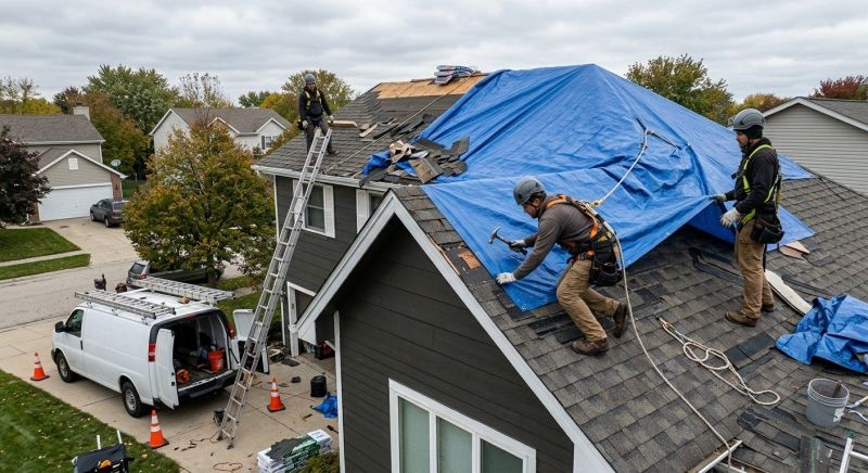 A Frame Roof Repair in Luzerne County, PA