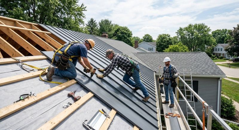 Aluminum Roof Installation in Benton, PA