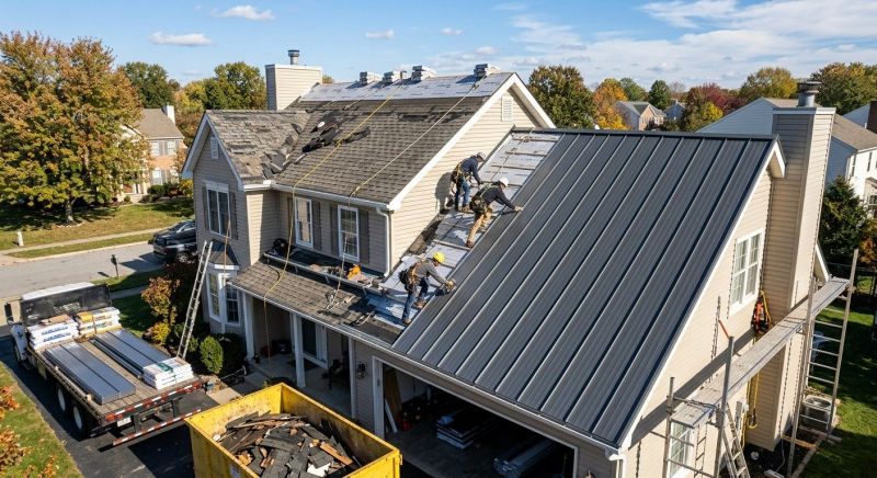 Aluminum Roof Replacement in Plymouth, PA