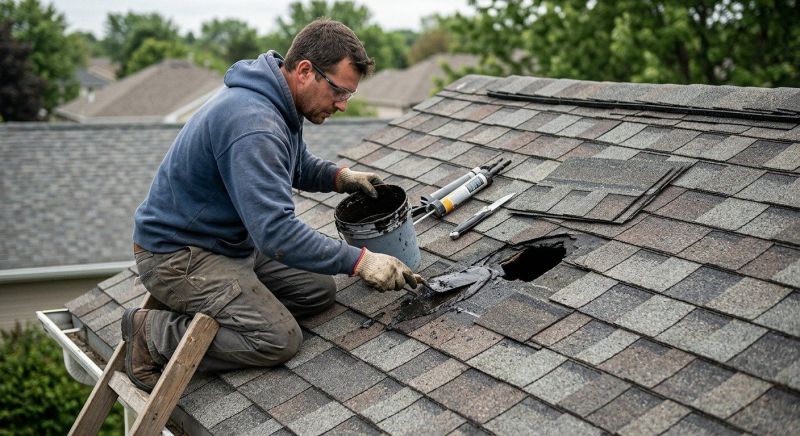 Asphalt Roof Leak Repair in Kingston, PA