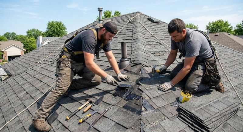 Asphalt Roof Repair in Albrightsville, PA