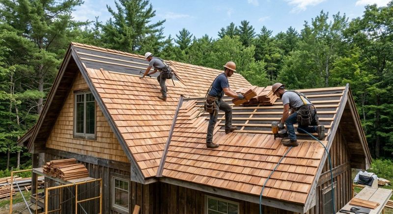 Cedar Roof Installation in Taylor, PA