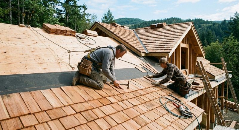 Cedar Shake Roof Construction in Luzerne County, PA