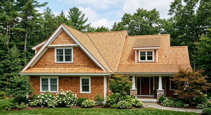 Cedar Shake Roof Construction in Mountain Top, PA