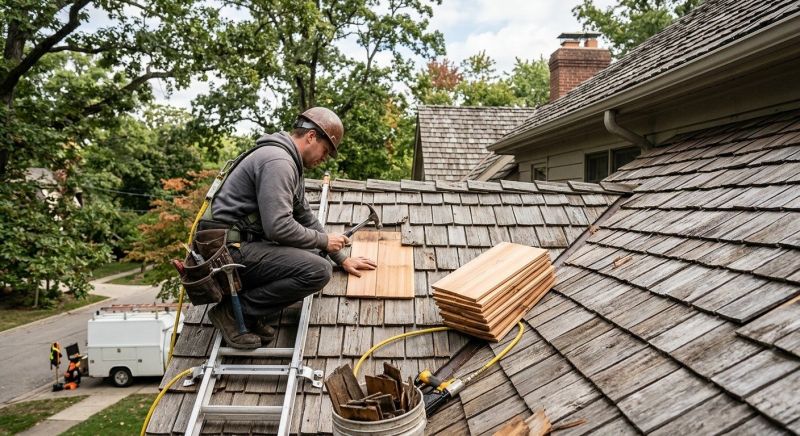 Cedar Shake Roof Repair in Dallas, PA