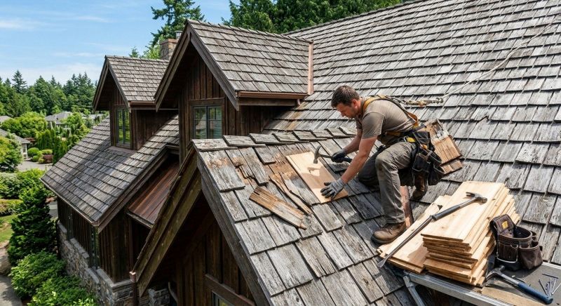 Cedar Shingles Repair in Harveys Lake, PA