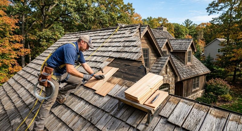 Cedar Shingles Repair in Luzerne County, PA