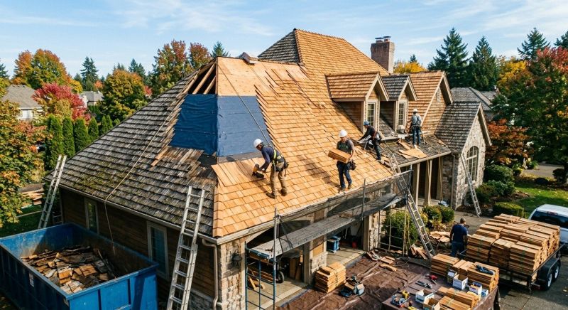 Cedar Shingles Replacement in Scranton, PA