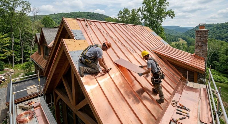 Copper Roof Installation in Luzerne County, PA