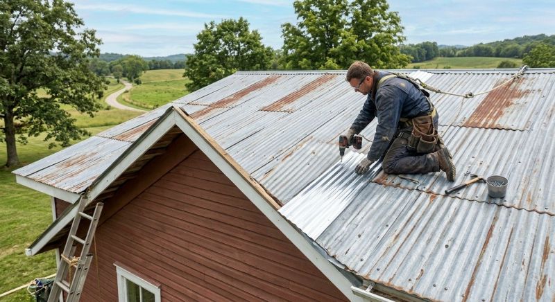 Corrugated Roof Repair in Scranton, PA