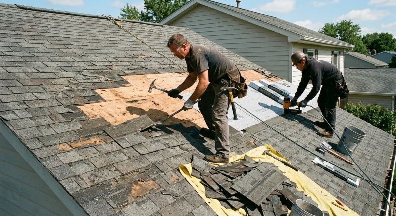 Damaged Roof Repair in Plymouth, PA