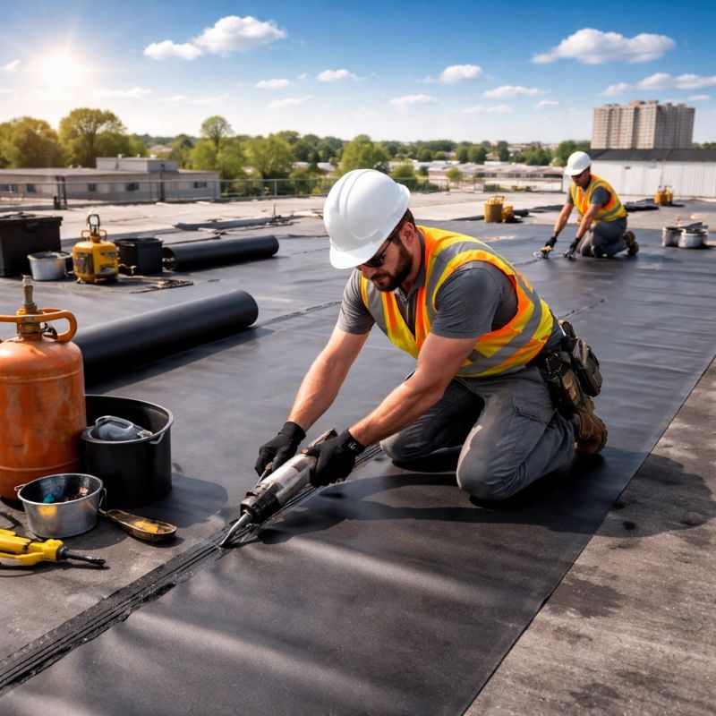 Epdm Roof Installation in Hazleton, PA