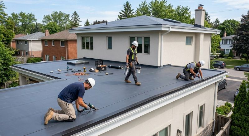 Epdm Roof Installation in Mountain Top, PA