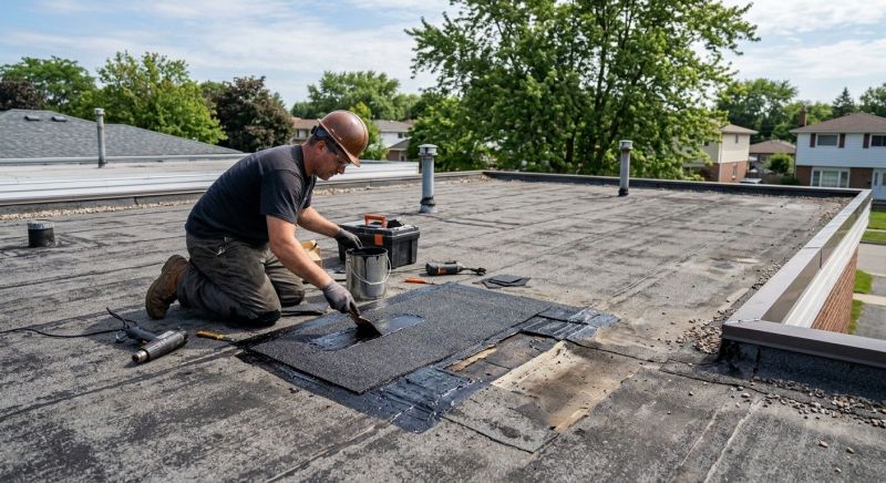 Flat Roof Repair in Hazleton, PA