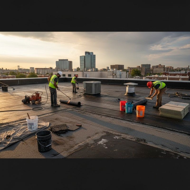Flat Roof Repair in Hunlock Creek, PA
