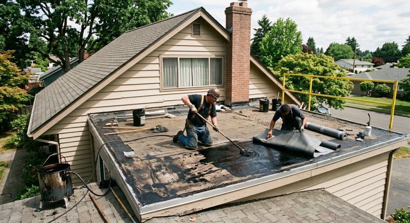 Flat Roof Tar Repair in Luzerne County, PA
