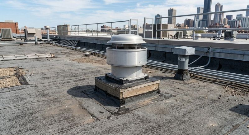 Flat Roof Vent Installation in Luzerne County, PA