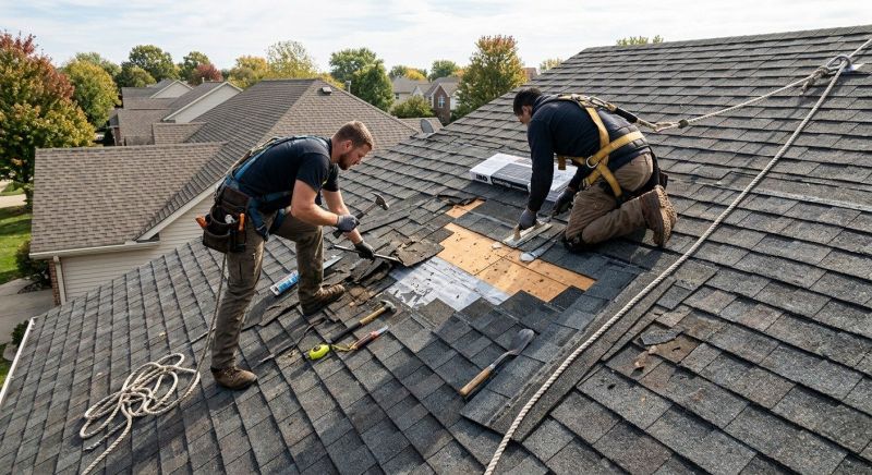 House Roof Repair in Mountain Top, PA