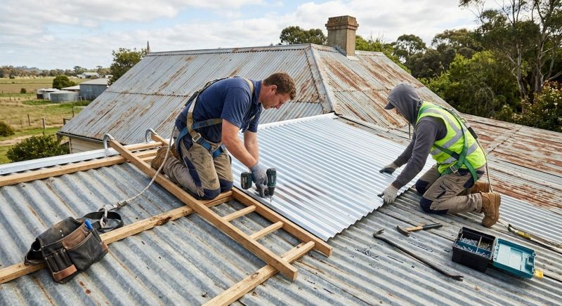 Metal Roof Flashing Repair in Luzerne County, PA
