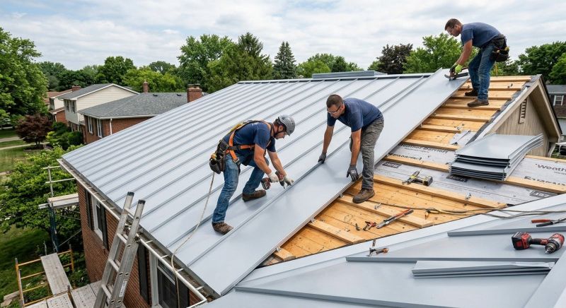 Metal Roof Installation in Blakeslee, PA