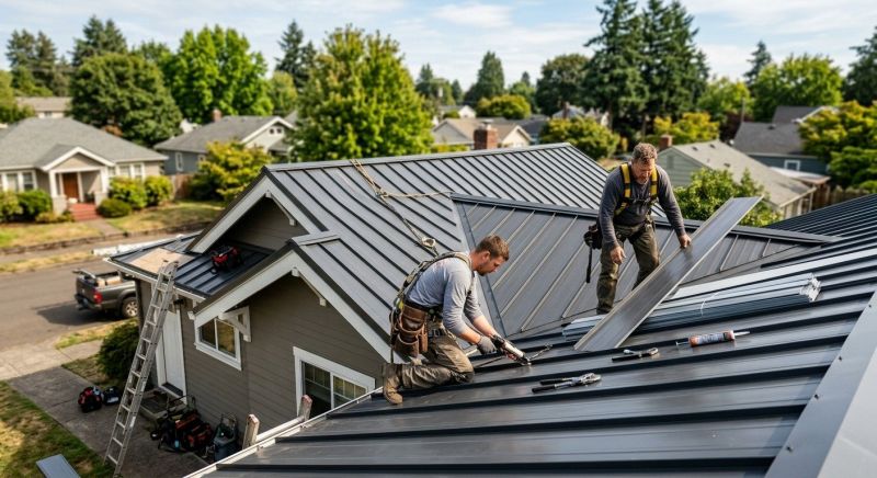 Metal Roof Repair in Taylor, PA