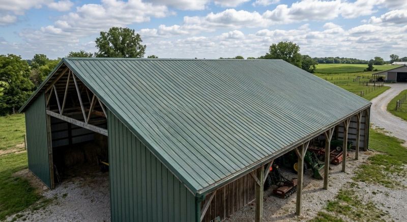 Pole Barn Roof Repair in Blakeslee, PA
