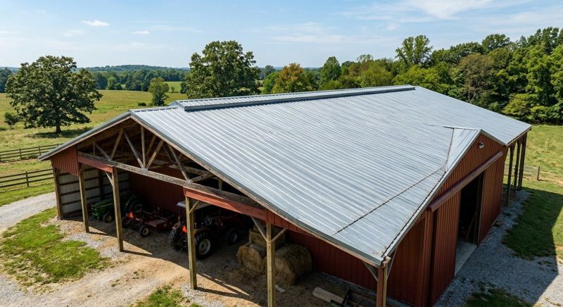 Pole Barn Roof Repair in Plymouth, PA