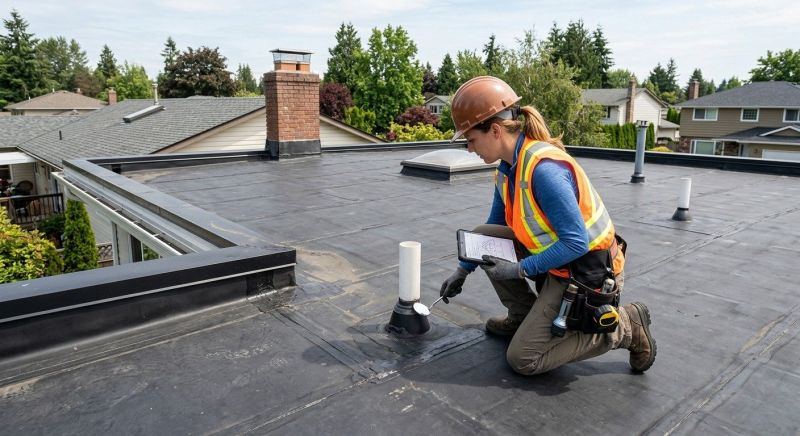 Roof Damage Inspection in Kingston, PA