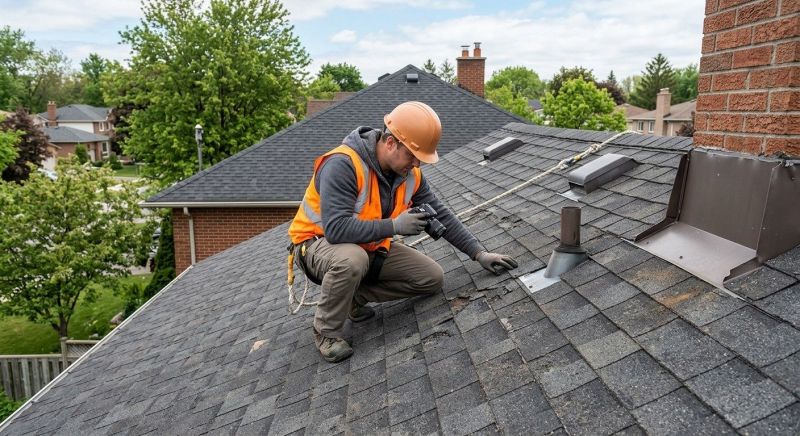 Roof Damage Inspection in Luzerne County, PA