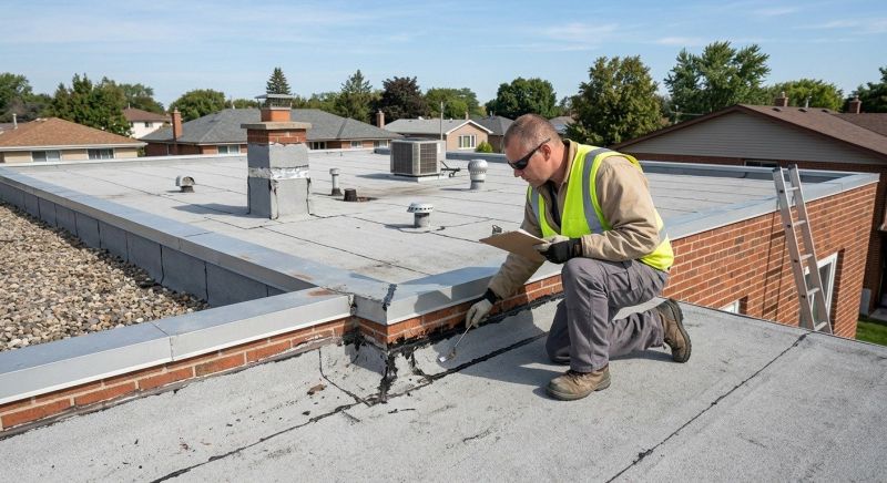 Roof Damage Inspection in Scranton, PA