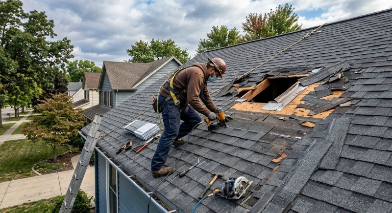 Roof Damage Repair in Hazleton, PA