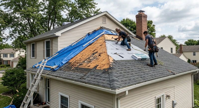 Roof Damage Restoration in Clarks Summit, PA