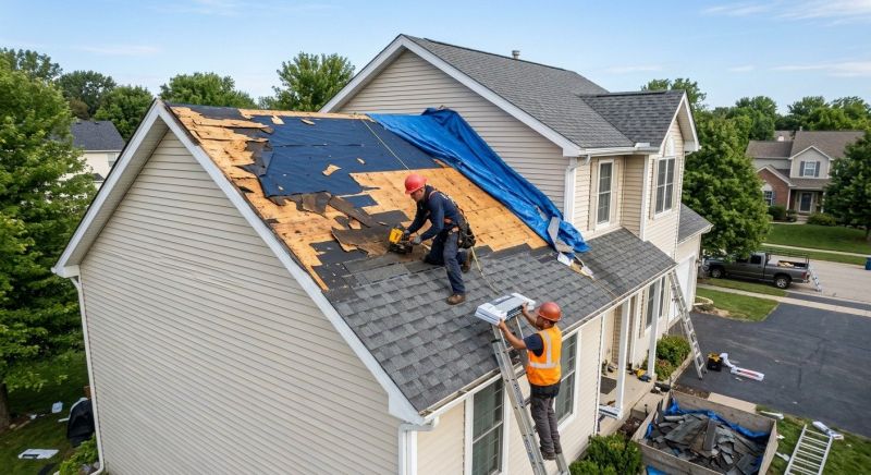 Roof Damage Restoration in Hunlock Creek, PA