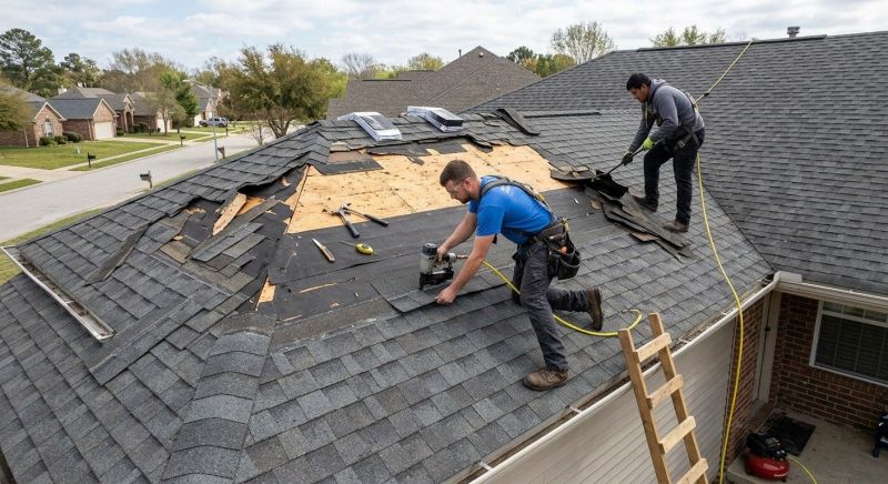 Roof Damage Restoration in Mountain Top, PA