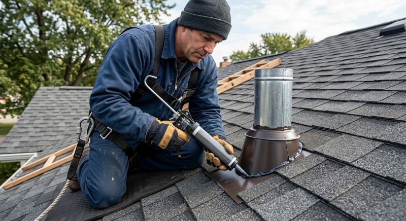 Roof Vent Flashing Repair in Luzerne County, PA