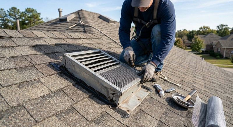 Roof Vent Flashing Repair in Luzerne County, PA
