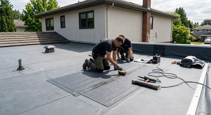 Rubber Roof Repair in Moscow, PA