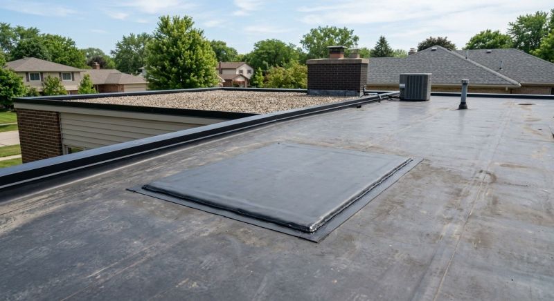 Rubber Roof Repair in Mountain Top, PA