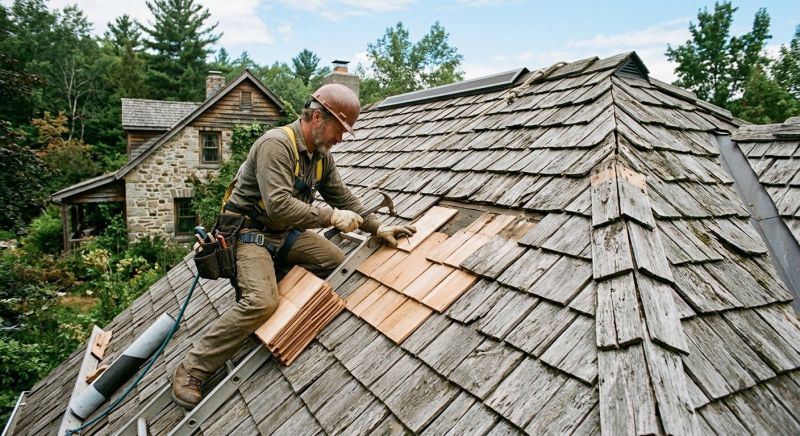 Shake Shingle Repair in Dallas, PA
