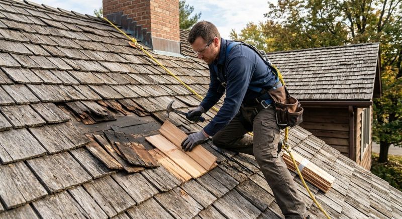 Shake Shingle Repair in Plymouth, PA