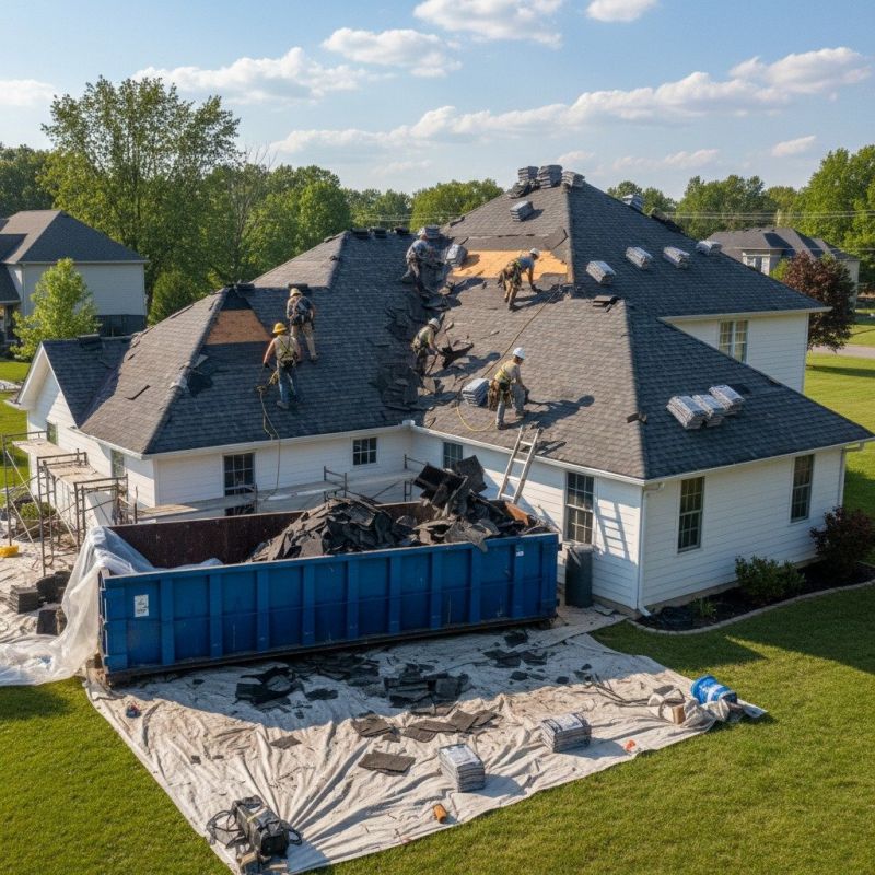 Shingle Roof Replacement in Dallas, PA