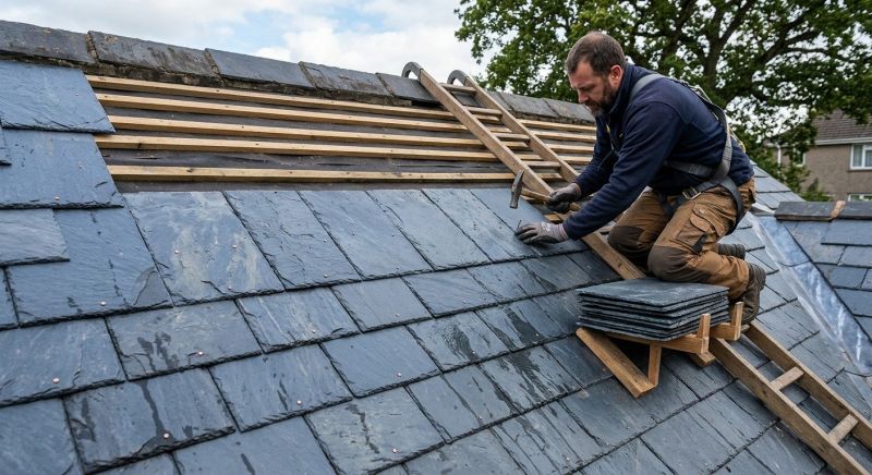 Slate Roof Construction in Dallas, PA