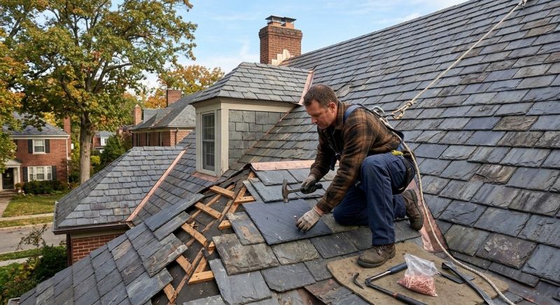 Slate Roof Repair in Tunkhannock, PA