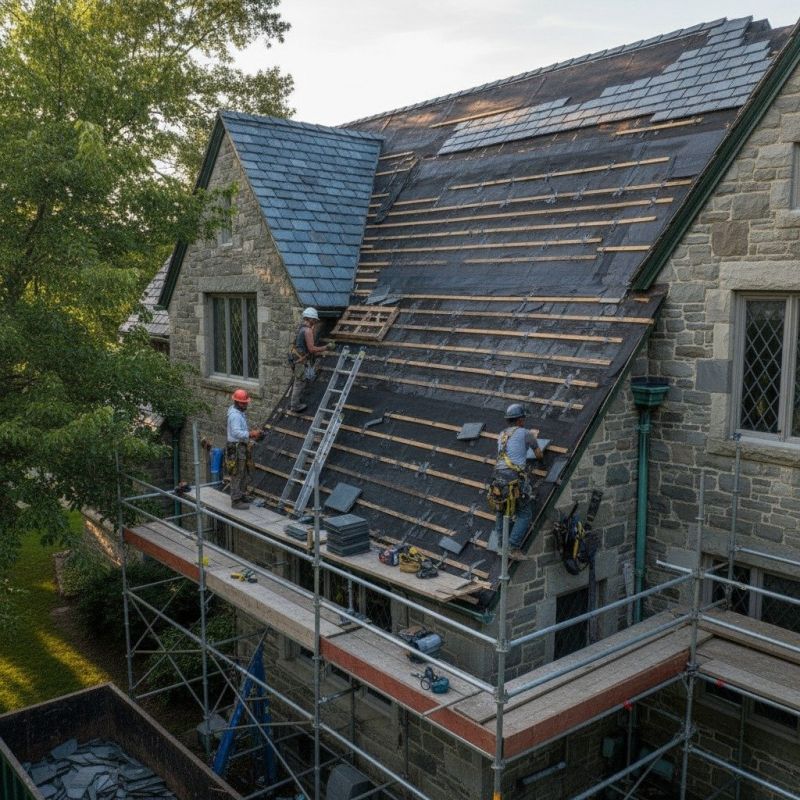 Slate Roof Replacement in Pocono Lake, PA