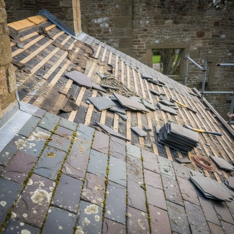 Slate Roof Replacement in Pocono Lake, PA