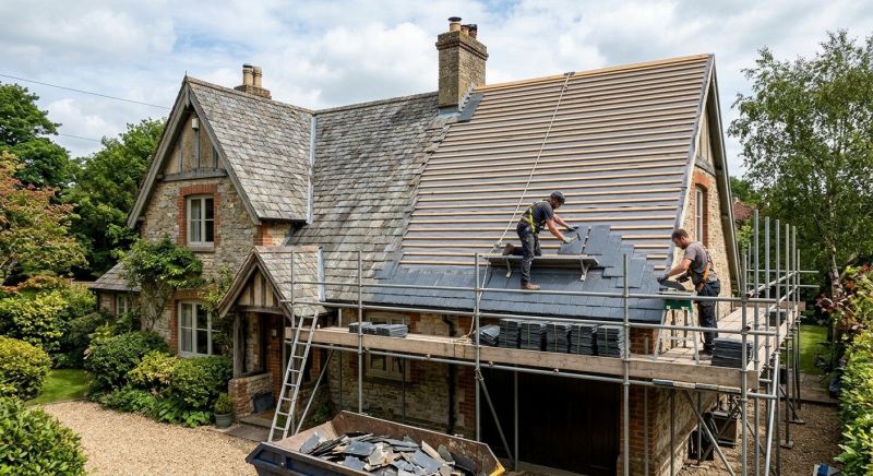 Slate Roof Replacement in Taylor, PA