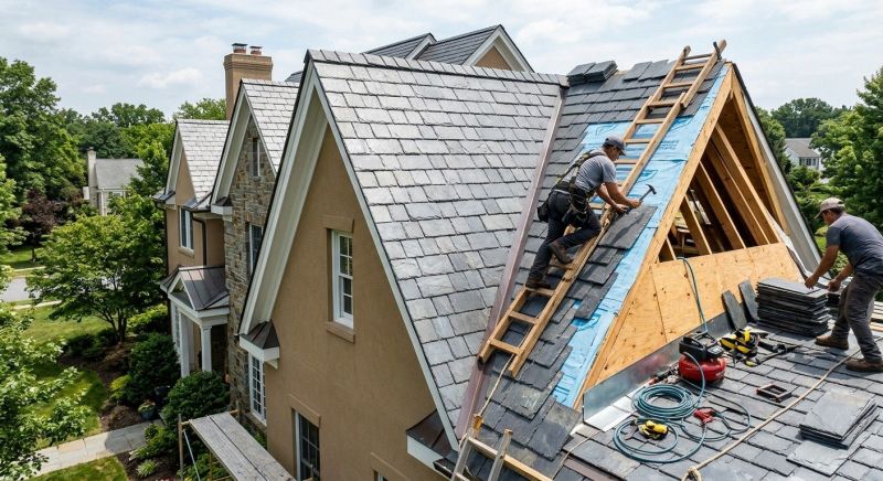 Slate Shingle Replacement in Luzerne County, PA