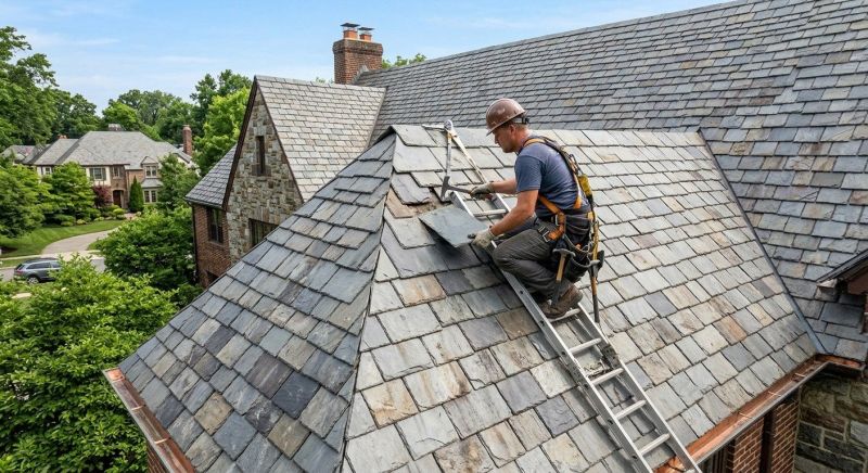Slate Shingle Replacement in Luzerne County, PA