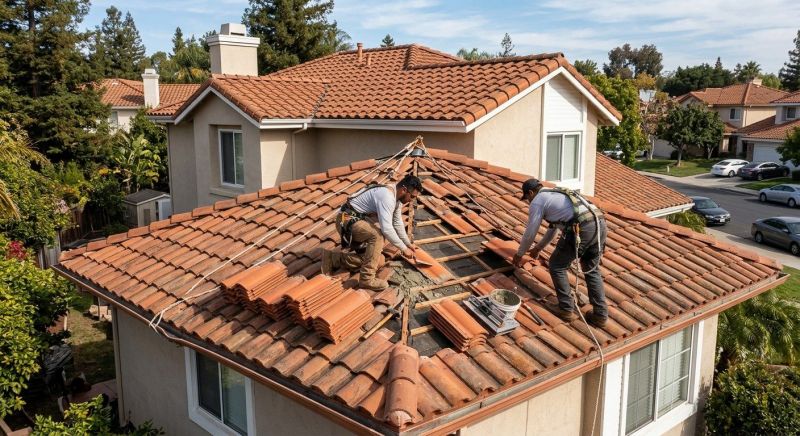 Spanish Tile Roof Repair in Luzerne County, PA