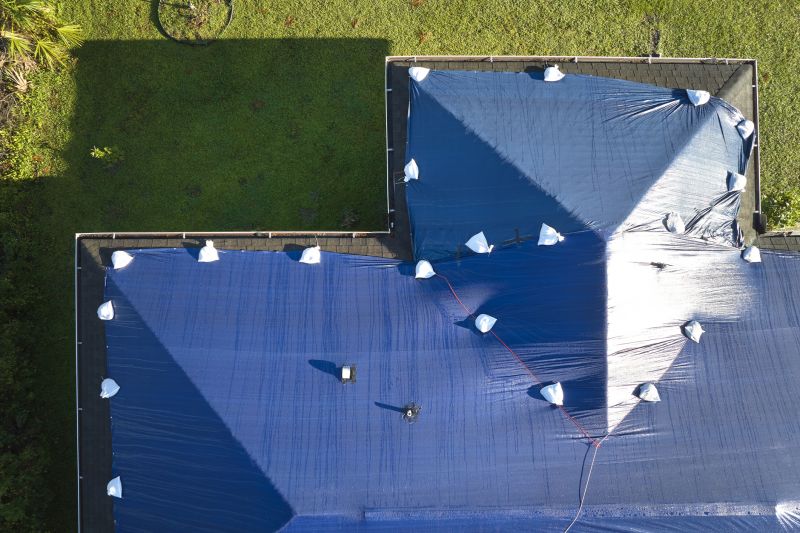 Storm Damage Roof Tarping in Luzerne County, PA